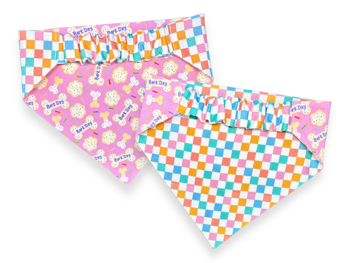 Pink Birthday Bandana
