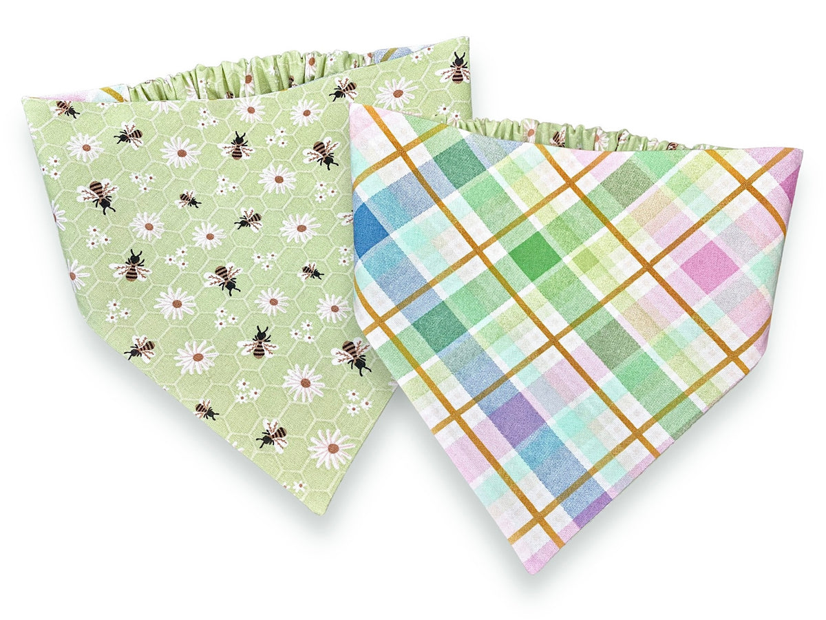Spring Plaid Bandana