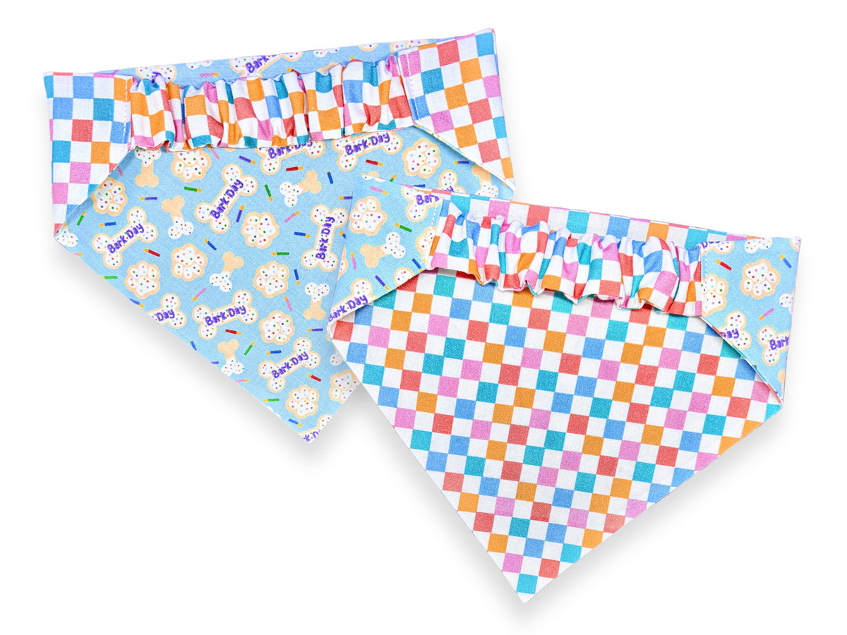 Blue Birthday Bandana