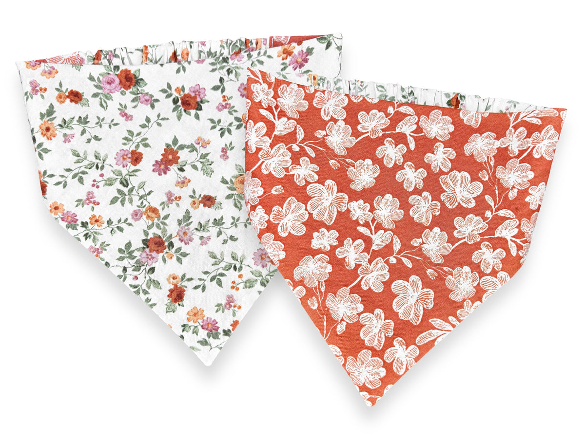 Rust Floral Bandana