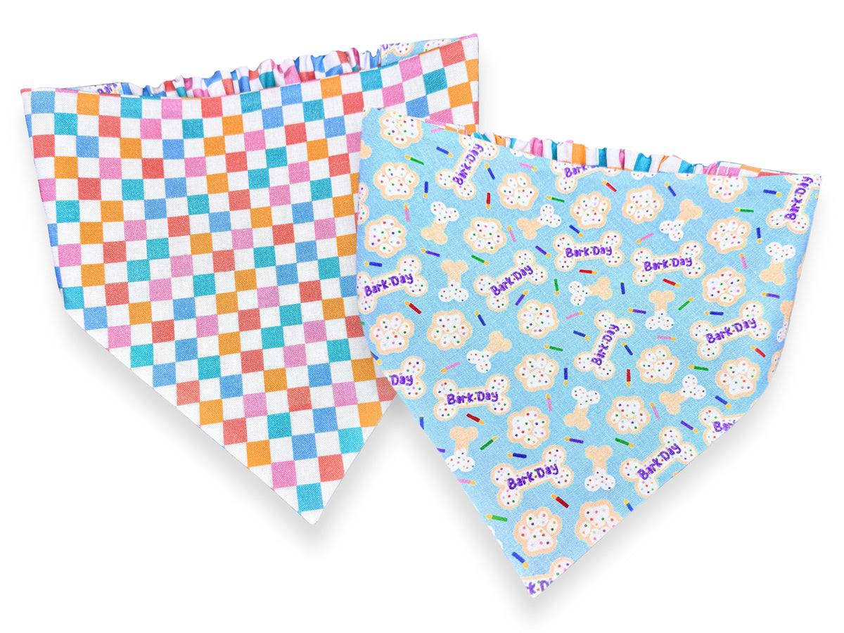 Blue Birthday Bandana