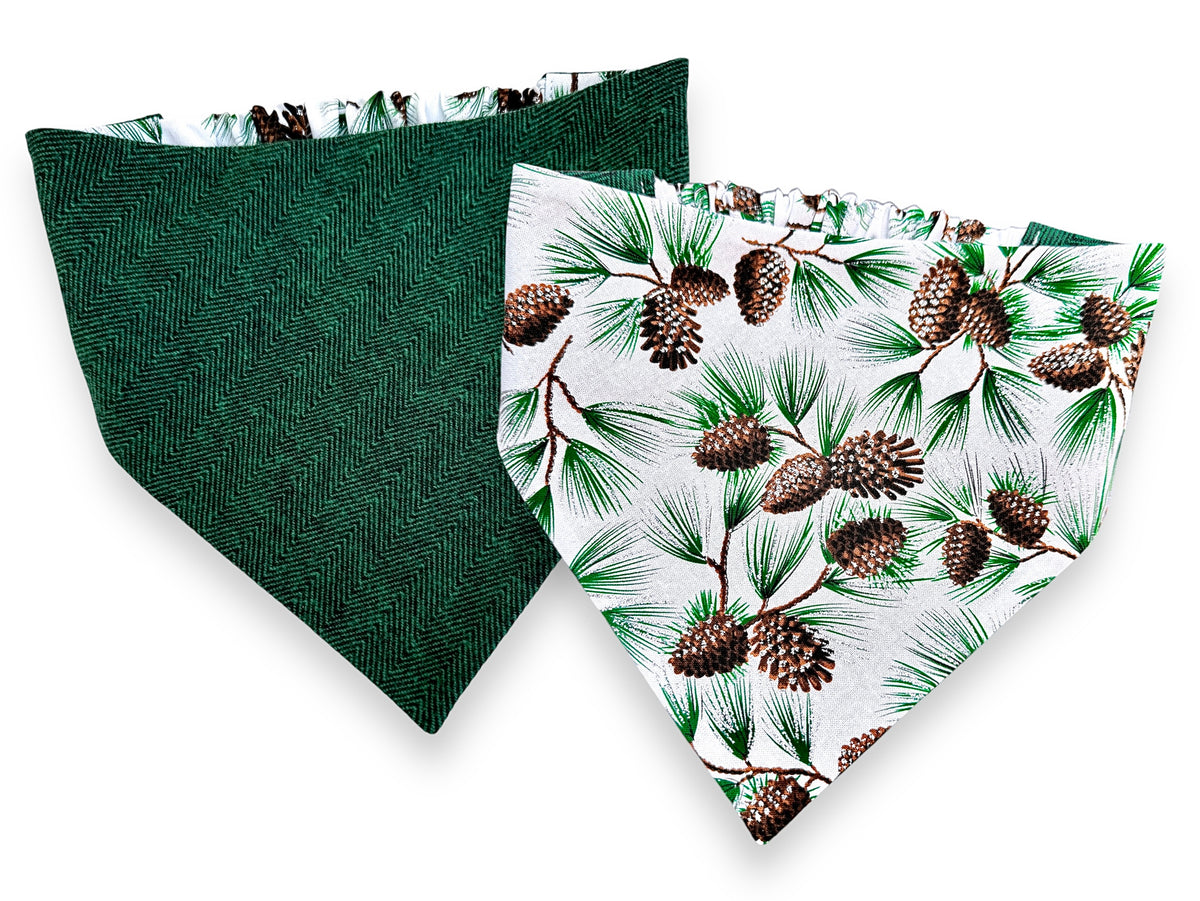 Glitter Pinecone Bandana